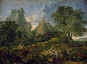 Nicolas Poussin Landscape with Polyphemus oil painting reproduction